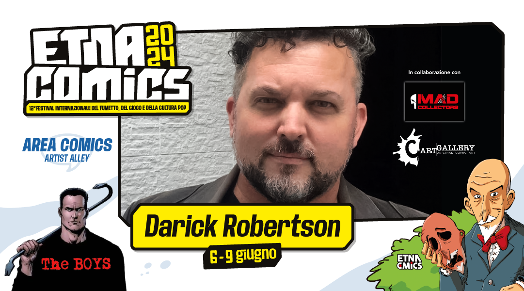 Etna Comics 2024: Darick Robertson e Andrea Piparo in scena