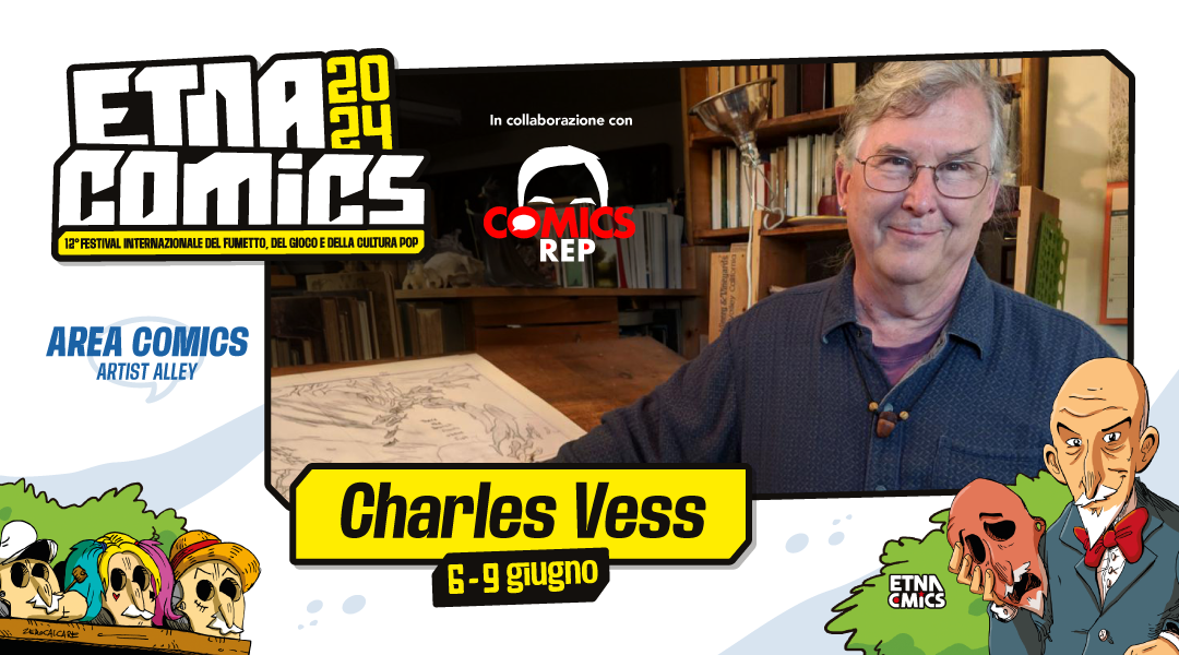 Etna Comics 2024: Charles Vess e Davide Paratore chiudono