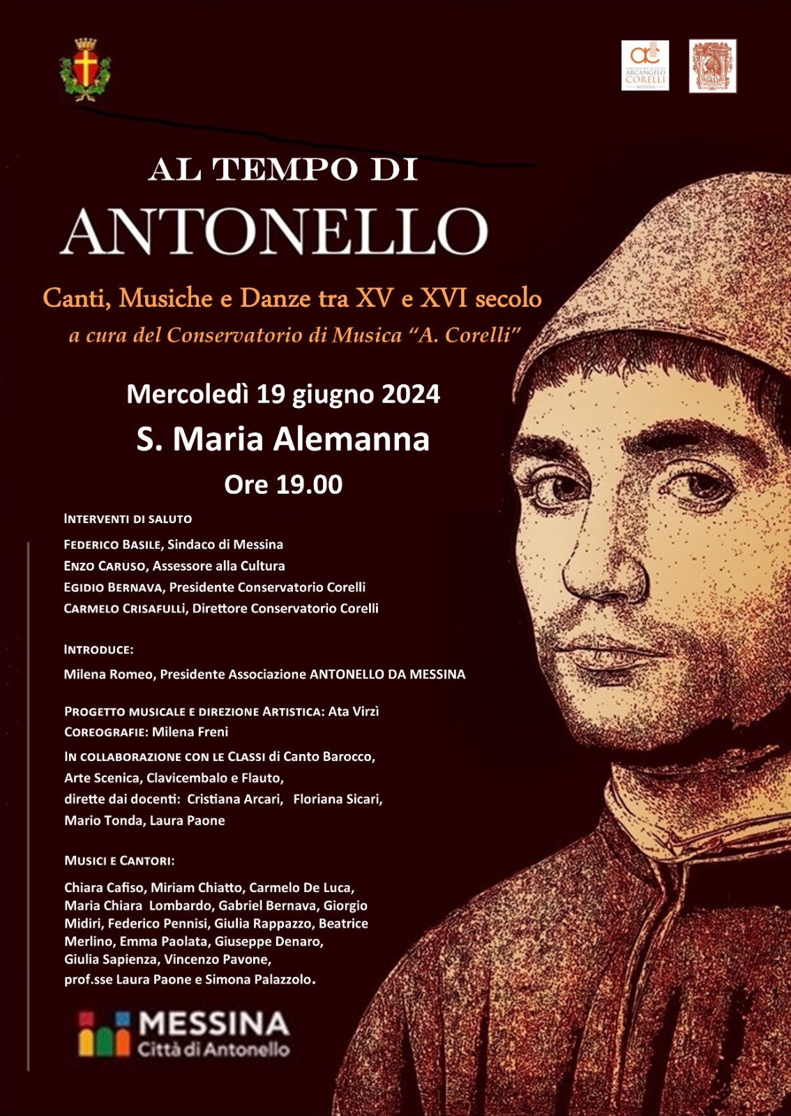 Al tempo di Antonello: Canti, Musiche e Danze Rinascimentali