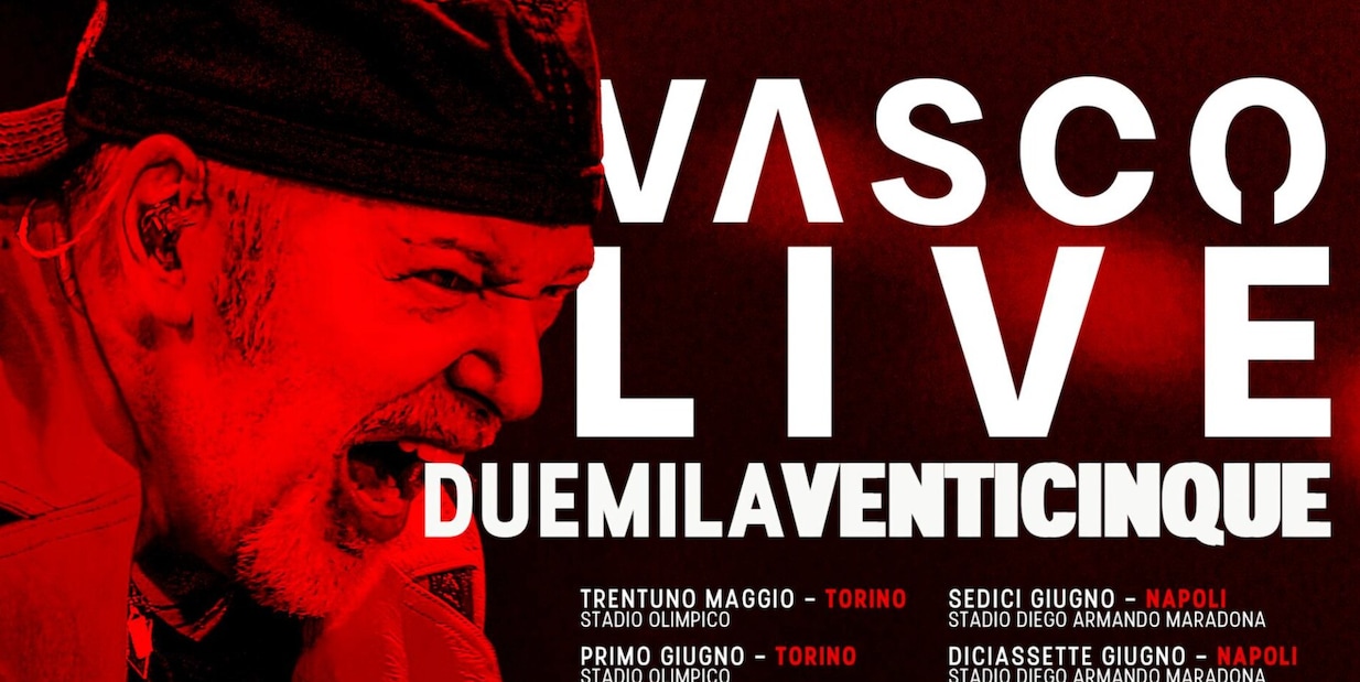 Vasco Rossi, doppia tappa a Messina a Giugno 2025